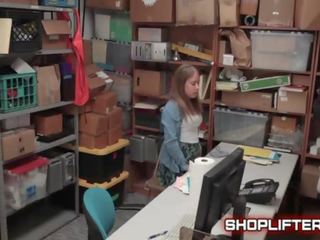 Shoplifting lassie Brooke Bliss Gets Fucked