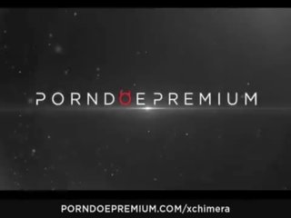 Xchimera - katy roos wears kniekousen in splendid fetisj volwassen video- sessie