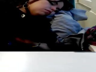 Lassie sleeping fetish in train spy dormida en tren